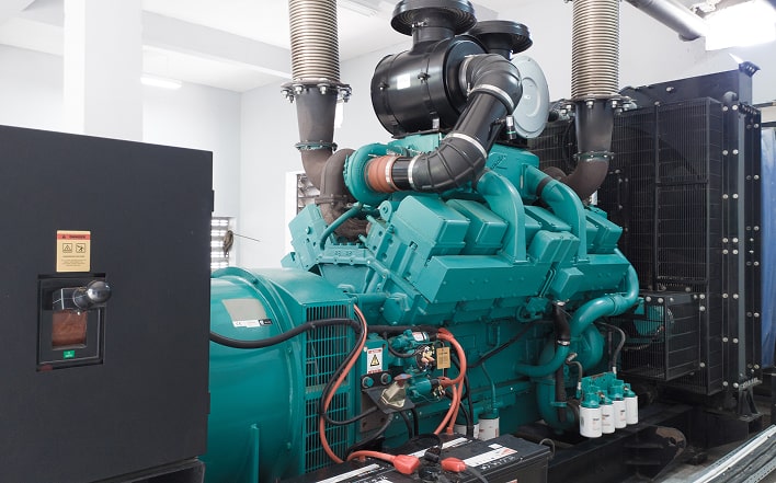 Industrial exhaust catalyst systems for generators